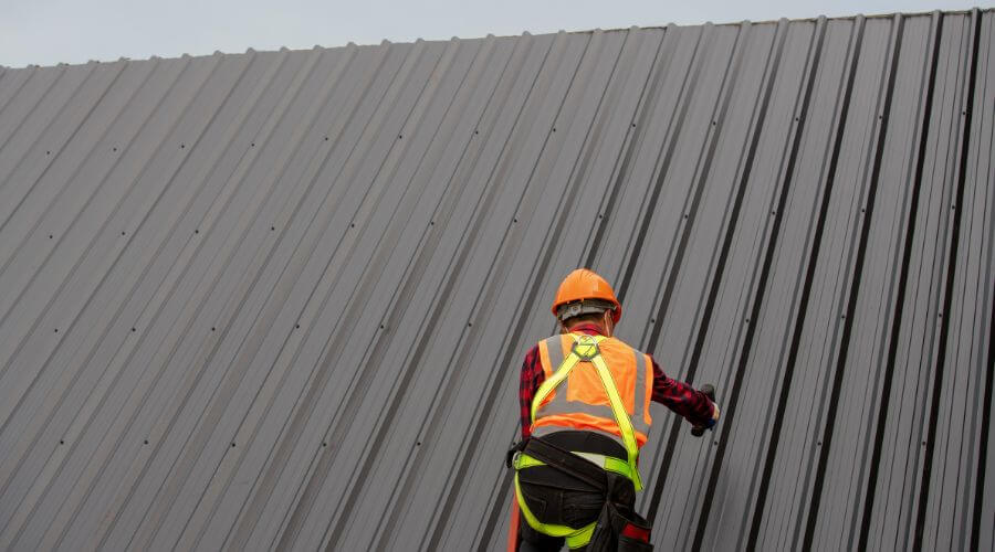 Professional metal roof installation services in Cresbard, SD